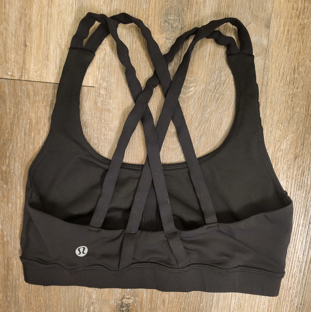 Lululemon Energy bra black size 4 - Picture 6 of 9